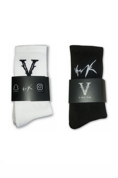 Pack chaussettes noir et blanc
