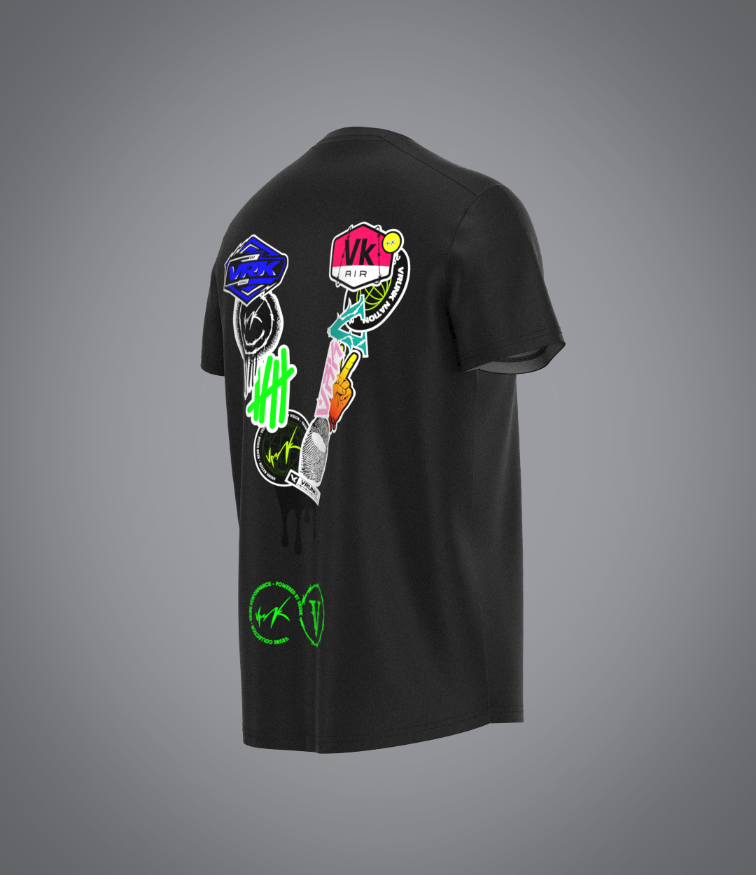 Tee-Shirt Stick The World Noir